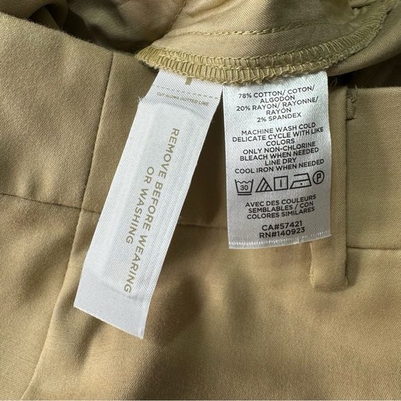 LOFT Riviera Short Khaki Stretch Shorts 4” Tan Size 4 Nwt - Picture 8 of 8